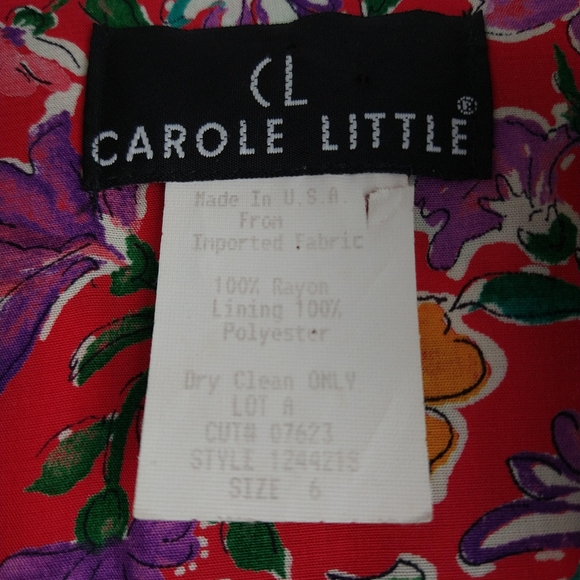 Vintage 90's Patchwork Floral Oversized Blazer - Picture 5 of 5